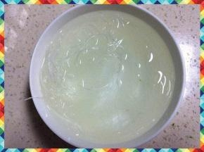 粉丝用温水泡软备用