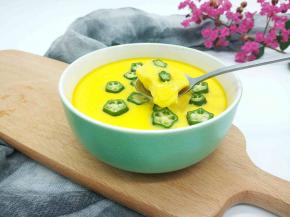 滑溜的鸡蛋羹就蒸好了！