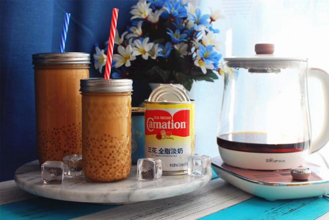 港式风味西米奶茶