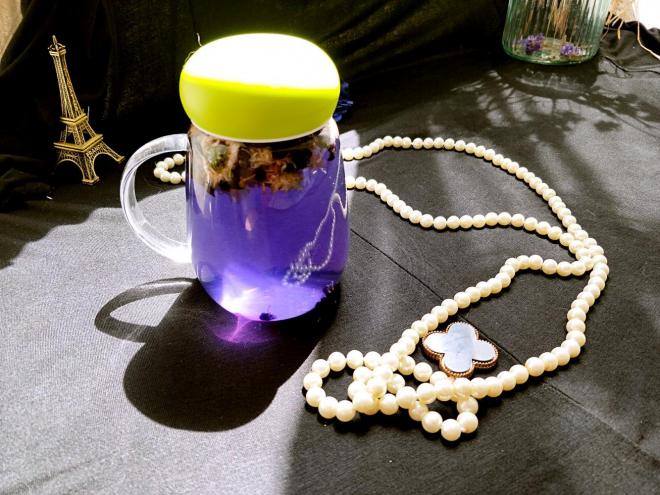 赏心悦目一杯----黑枸杞菊花茶