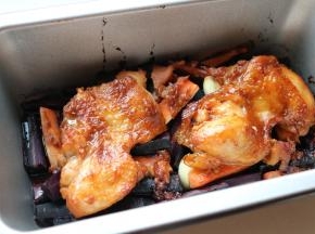 送入预热200度的烤箱烤15分钟。