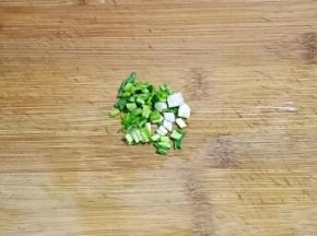 小葱切碎