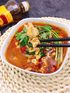 摆上一些香菜，美味可口下饭菜就好了