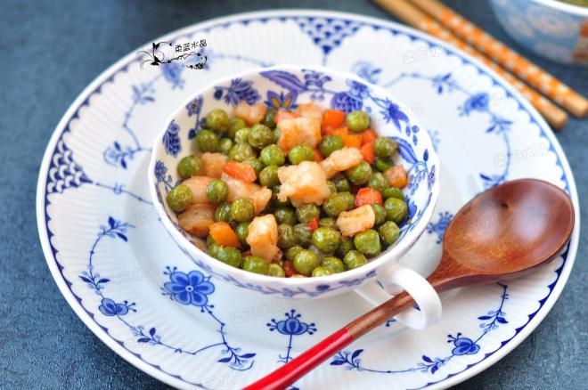 豌豆炒虾仁