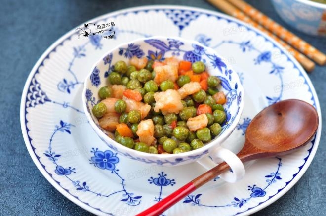 豌豆炒虾仁