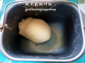 二个和面程序下来，面团已经达到扩展阶段，启动发酵程序