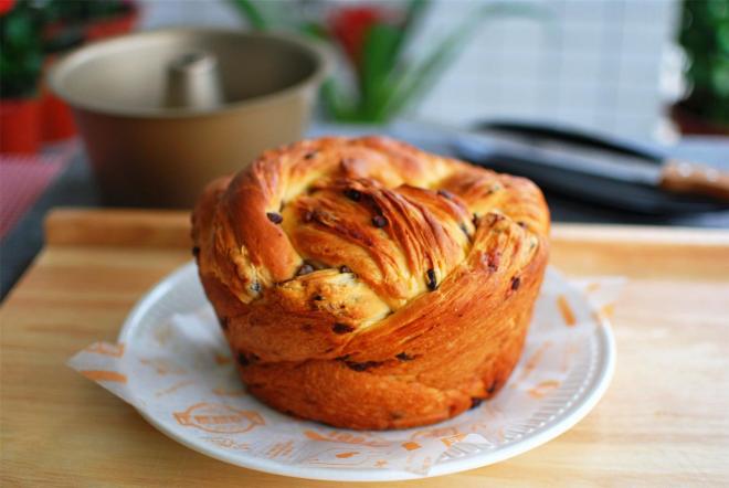 红豆丹麦手撕面包