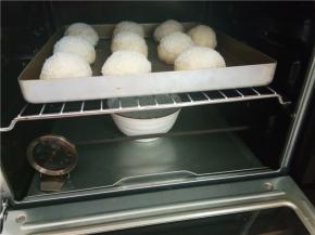 放入烤箱发酵，下面放入一碗热水，室温发酵60分钟。（南方天热不需要开启发酵功能）