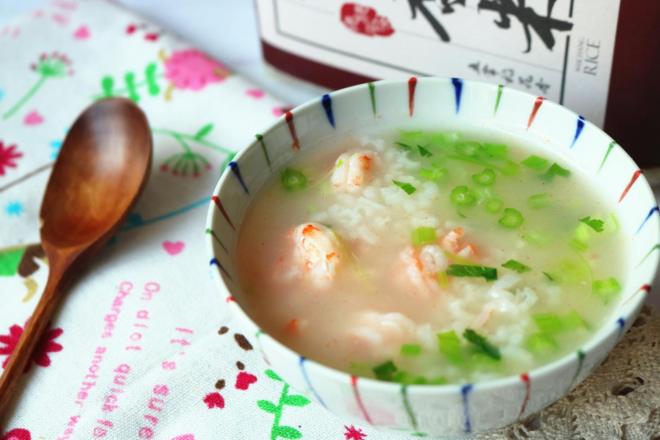 芹菜虾仁粥