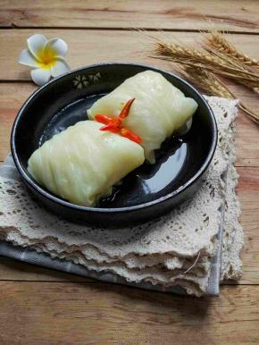 椰菜口感超乎想象的脆，喜欢的可以试试