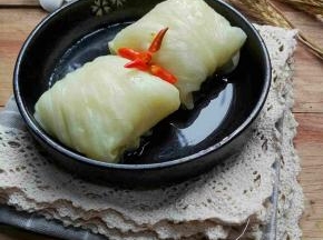 椰菜口感超乎想象的脆，喜欢的可以试试