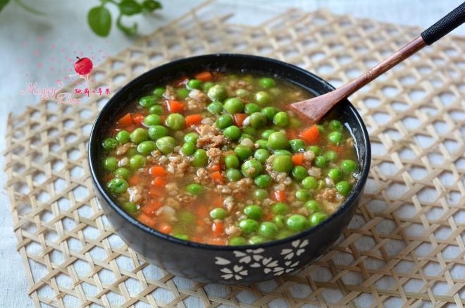肉末豌豆羹