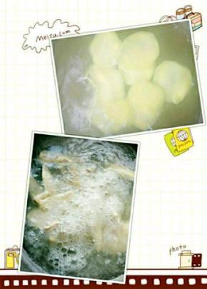 浑素菜提前分开煮熟备用，都不要煮太软了