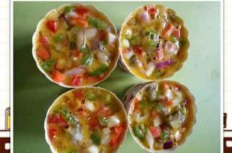 再把蛋液淋上去