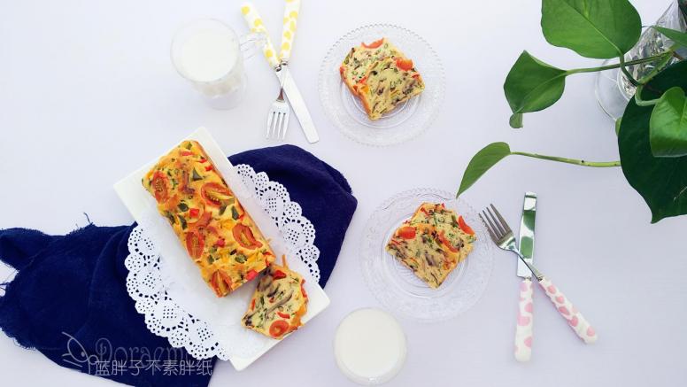 轻负担法式咸蛋糕