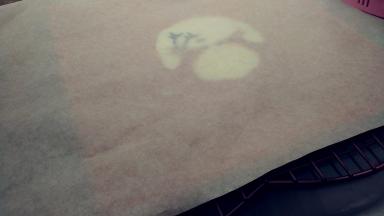 蛋糕卷出炉后从高处摔一下，震出热气。脱模的时候，烤网上垫一张油纸，将蛋糕卷直接倒扣在油纸上，记得上面要加盖油纸，防止变干。