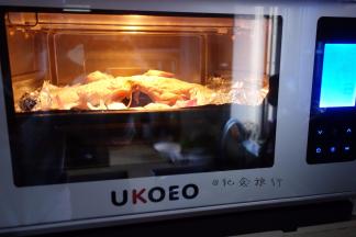 8、	烤箱预热180度烤1小时