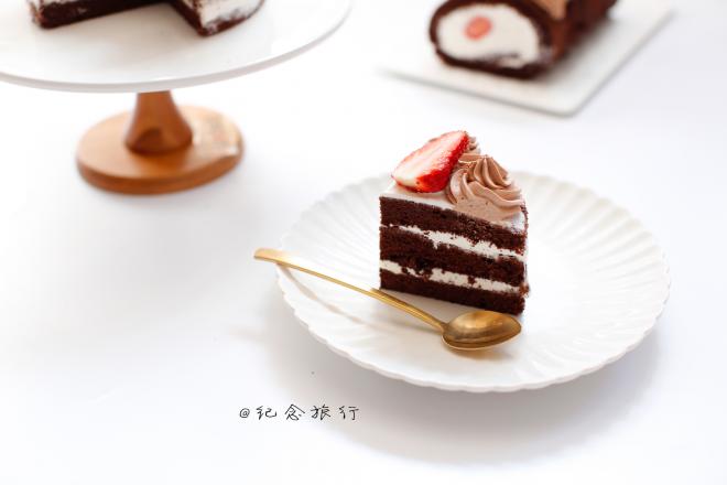 可可全蛋海绵裸蛋糕