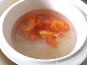 加入木瓜块用电炖盅选择甜品键即可。