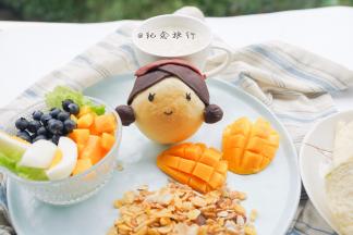 7、	如果你觉得碳水化合物太少可以加一个小餐包