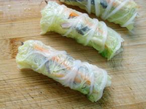 卷起，可以把两边切整齐