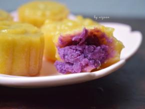 搭配紫薯馅，香甜可口！