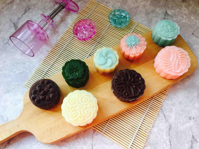 芝士芒果冰皮月饼