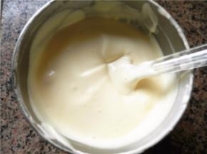 蛋糕糊准备好了。