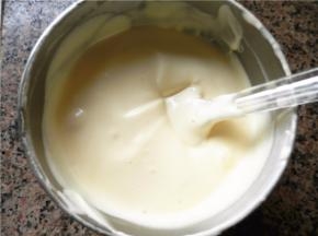 蛋糕糊准备好了。