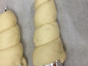 全部缠完，进行第二次发酵二十分钟左右