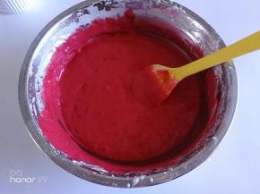 搅拌好的面糊。