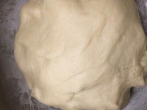 放在厨师机中，盖上保鲜膜室温发酵三十分钟，天气热发的快