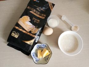 准备好所有材料（白粥选用软稠的那种冷却后再用）