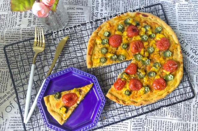 南瓜全麦底Margaret pizza