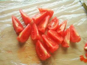 西红柿切块