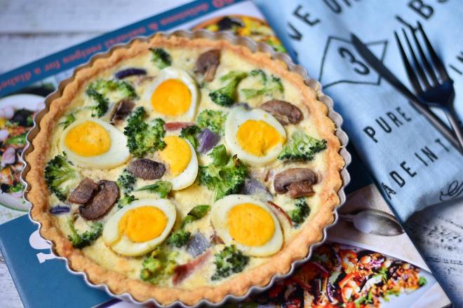 西兰花培根咸派