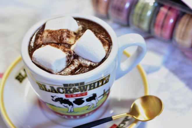 可可棉花糖热饮