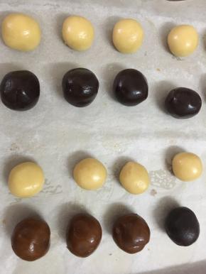 我是全部分好在金盘摆放着