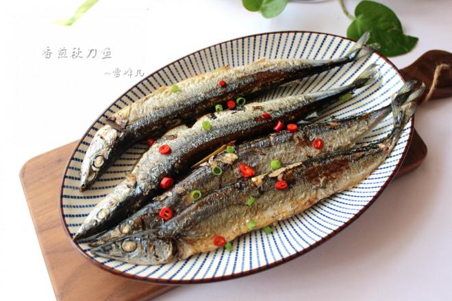 香煎秋刀鱼