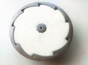 多了一些面糊，倒入旋风模