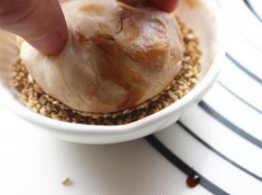 在芝麻上按一下。