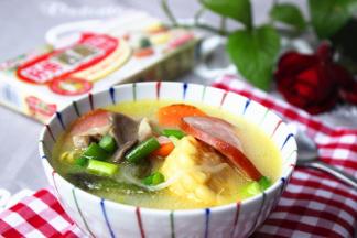 浓郁的奶油浓汤。