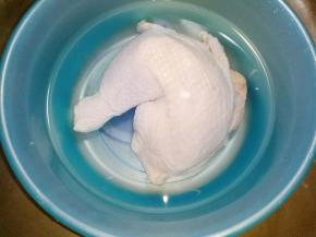 鸡腿一个清洗干净