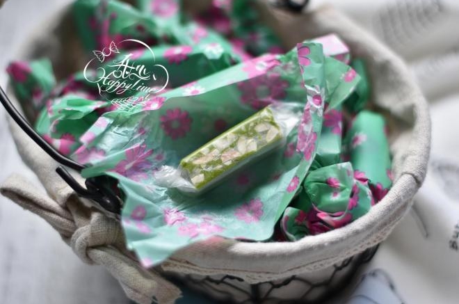 抹茶花生牛轧糖