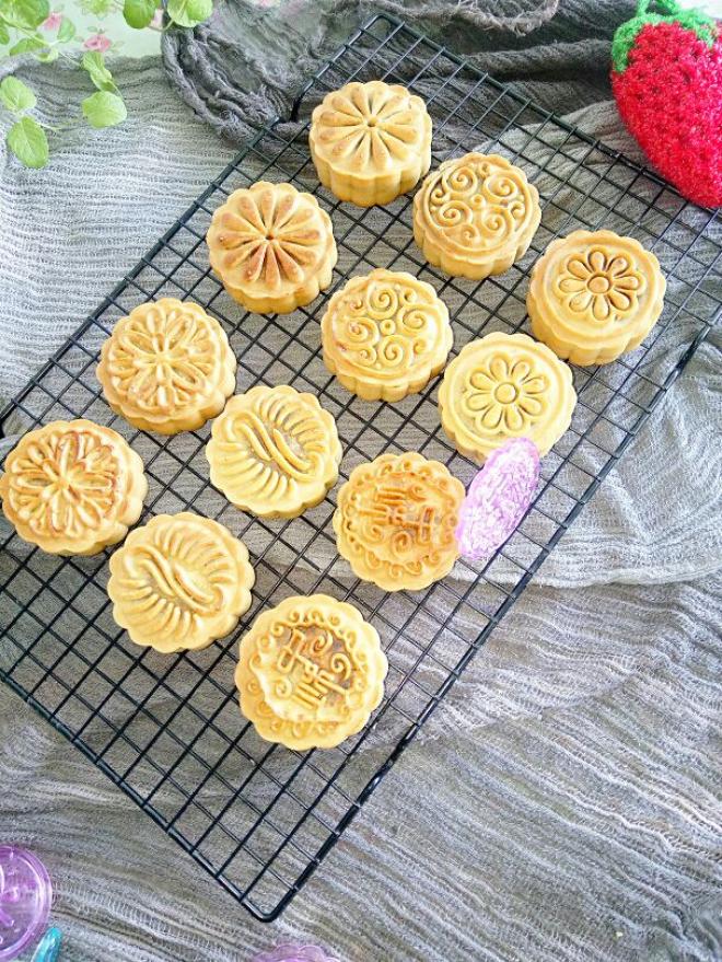 广式豆沙蛋黄月饼-阳晨水晶模具