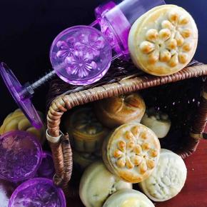 阳晨的紫水晶模具做出来的花纹做出来的真漂亮！