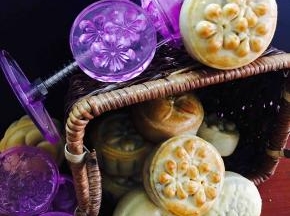 阳晨的紫水晶模具做出来的花纹做出来的真漂亮！