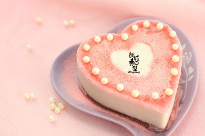 浪漫七夕粉嫩の草莓慕斯