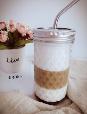 咖啡分层就出来了，美美的