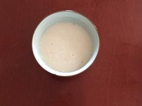 酵母用温水化开